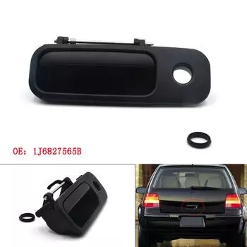 Ручка багажника автомобиля наружная задняя с замком 2 ключа подходит для Golf 4 1J6827565B Аксессуар для автомобильной ручки багажника