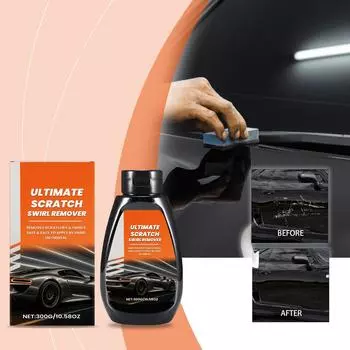 Car Paint Scratch Cream Quickly Eliminates Sun Pattern Polishing Hydrophobic Coating Two-in-one Manual Construction No Equipment Required Cleani One Size