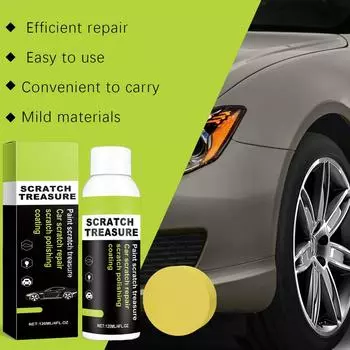 Car Paint Scratch Remover Auto Scratch Polishing Paste With Sponge Protective Scratch Repair Wax Car Scratch Repair Paste With