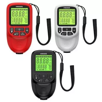 Car Paint Thickness Tester Auto Film Coating Thickness Gauge Meter Coating Test Accessories чёрный