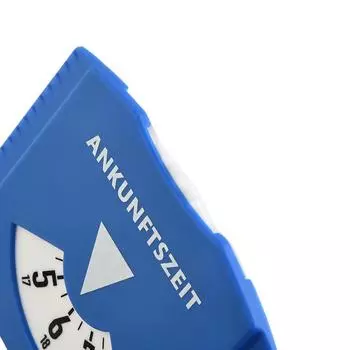 Car Parking Disc Tim1er Clock Arrival Tim1e Display Blue Plastic Parking Tim1e Tools Hot Sale 15.2x12.4x0.8cm Parking Disc CHINA