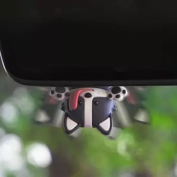 Автомобильная подвеска в виде милой собаки-качели, автомобильное зеркало заднего вида, подвесные украшения с ароматерапией, аксессуары для украшения интерьера для подарков