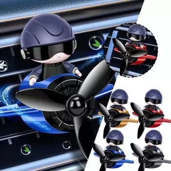 Car Perfume Air Conditioner Air Outlet Aromatherapy Cartoon Astronaut Decoration Air Freshener To Remove Odor Holiday Gifts чёрный