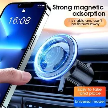 Car Phone Holder Magsafe Magnetic Suction Mobile Phone 360 ° Adjustable MageSafe Holder In Car For All Phone Accessories Tools