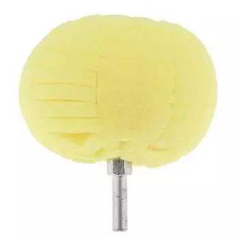 Car Polisher Buffer Pad Drill Ball Foam Buffing Pads Detailed Scratch Polishing Shank Diameter 6mm for Automotive Tire Hub Care оранжевый