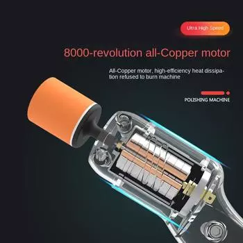 Car Polisher Car Scratch Remover Machine Protection Car Scratch Solution Tools Automotive polisher Mini Polishing Machine чёрный