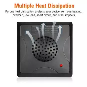 Car Power Inverter DC 12V AC 220V Outlet Phone Charging Converter Home USB Phone Charging Ports Inverter Adapter