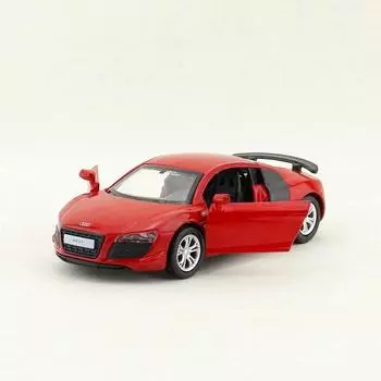 Car R8 Model Alloy Construction With Inertia Drive For Gift And Collection