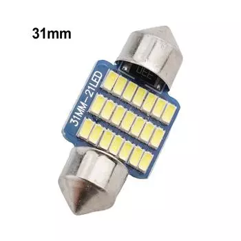 Car Reading Light Trunk Light 21SMD Aluminum Dome Light белый