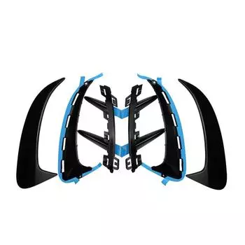 Car Rear Flicks Bumper Trim Lip Side Fender Canard For Benz W177 AMG Line Sedan