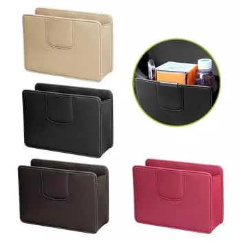 Car Rear Seat Organizer Auto Seat Back Door Storage Box Space-Saving Vehicle Storage Tool For SUVs Trucks RVs And Other Types Of чёрный