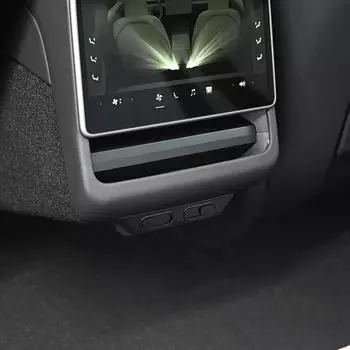 Car Rear USB Socket Control Panel Trim Cover Sturdy Dustproof for Tesla