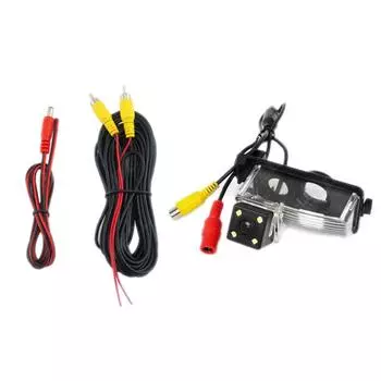 Car Rear View Backup Parking Camera Led Light Night Vision 170 Degree Wide Angle Waterproof Video чёрный