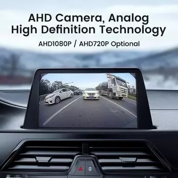 Car Rear View Camera 1080P Full HD Reversing Image Camera Wide Angle Night Vision Fisheye Len Car Reversing Camera 170° AHD CVBS