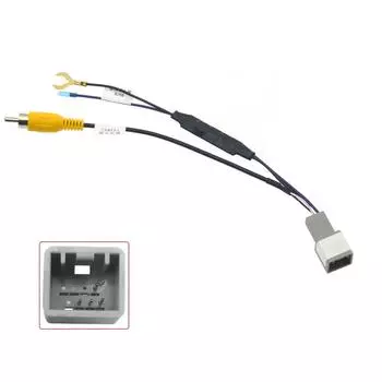 Car Rear View Camera Video Output Connection Cable With 8-Pin Connector For Honda Brv 2014-18