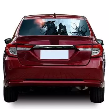 Car Rear Window Decal Grim Reaper Graphics Sticker 65 x 22 For Truck SUV Picup