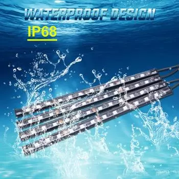 Car RGB Light Strips Bluetooth Phone App Remote Car Interior Floor Decor Stickers Lamp Car LED Strip Lights Car Accessories 1pcs