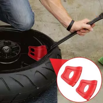 Защитные щитки для автомобильных дисков, защитные щитки для обода, ручные инструменты для разборки шин для квадроциклов, квадроциклов, мотоциклов, шин, монтаж шин красный