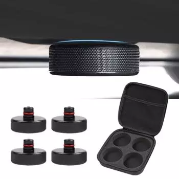 Автомобильный резиновый домкрат, совместимый с адаптером Y-образной точки подъема, шасси инструмента с опорой для точки подъема в кейсе для хранения