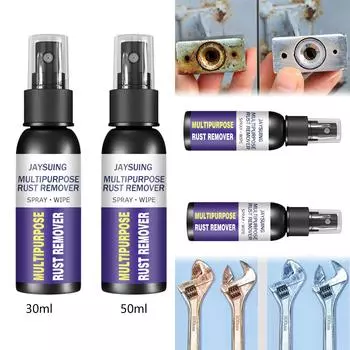 Автомобильный спрей для удаления ржавчины Профессиональное средство для удаления ржавчины с металла Очиститель пятен ржавчины для петель, дверных ручек, дисков и шин мотоциклов 30ml