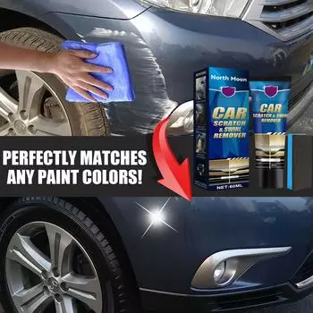 Car Scratch Remover Repair Kit - 120/60ml - Polishing Repair Accessorie Paint Wax Essential Cream Car - Anti-Scratch Tool w X8M5