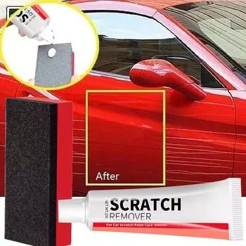 Car Scratch Remover with Sponge Car Polishing Paste Multifunction Protection Car Body Scratch Remover Kit for Car Motorcycles