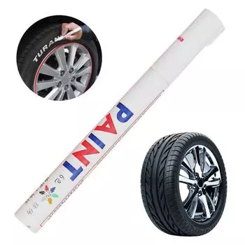 Car Scratch Repair Pen Automotive Tire Marking Paint Pen Waterproof Tube Home DIY Marker Touch-Up Paint Kit Home Car Marking Pen розовый