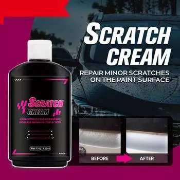Car Scratch Repair Wax 120g Car Scratch Remover Kit Car Coating Fast Deep Scratch Repair Agent Long-lasting Polish Scratch Care чёрный