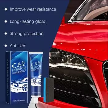 Car Scratch Repair Wax Car Wax Polishing Repair Car Polish Multi-Purpose Paint Scratch Remover Car Cleaning With Sponge For CHINA