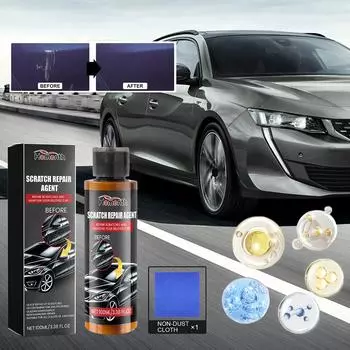 Car Scratches Repair Polishing Wax with Wipe Cloth Wax Wax Glossy Tools Paint Care Scratch Shine Auto Anti Care Automobile P4A8