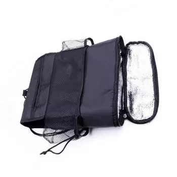 Охладитель мешка со льдом на спинку автомобильного сиденья, многокарманный чехол для хранения салфеток, сетчатый теплоотвод