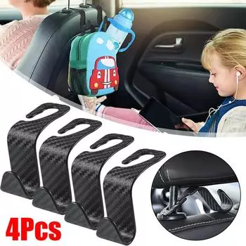 Car Seat Back Invisible Hook Multifunctional Item Hook Strength Small High Material Load Bear Strong Seat Car Headrest Back Y0Q2