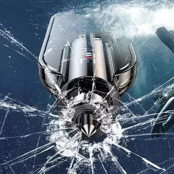 Car Seat Belt Cutter Knife Window Breaker Safety Hammer Multifunction Emergency Lifesaving Tool Escape Device Car Accessories чёрный