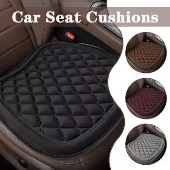 Car Seat Cushion Back Seat Cushion With Comfort Memory Cover Vehicles Pad Rubber Seat Car Seasons Universal Non-Slip & Foam C7Y3 чёрный