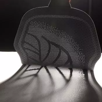 Car Seat Cushion Universal Backrest Four Seasons Ultra Thin Luxury Suede Ventilation Breathable Saddle Pad Small Waist Mat Cover