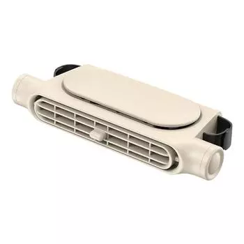 Car Seat Fan Backseat Cooling Fan 3 Speeds Adiustable Wind Speeds Cooling Too with independent Switch for Mini Cars Rvs Sedans чёрный