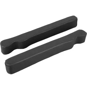 Car Seat Gap Filler PU Leather Car Seat Gap Plug General Gap Filler Pad Waterproof Seat Gap Stopper Fill The Gap BetweenSeat2025 чёрный