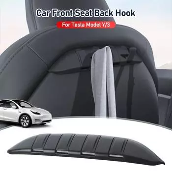 Скрытые крючки для автомобильного сиденья, вешалка для сумочки, кронштейн для подголовника на заднем сиденье, вешалка, аксессуары для Tesla Model 3 Y