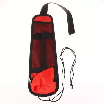 Car Seat Organizer Multi Pocket Drink Holder Mesh Pocket Styling Phone Holder Tool Car Seat Side Storage Hanging Bag красный