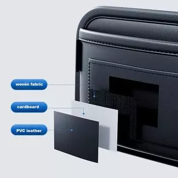 Car Seat Side Pocket Organizer Purse Bag Receipts Card Multi-functional Interior Accessories Car Organizer Storage Bag чёрный