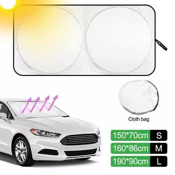 Car Shade Front Windshield UV Protection Shield Auto Styling Folding Car Window Sun Shade Windshield Block Cover