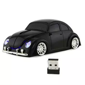 Car Shape Ergonomic 2.4GHz Mouse with Receiver Gaming Mouse Portable Wireless Mouse For PC Laptop