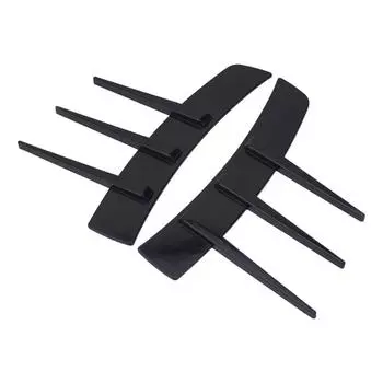 Car Side Vent, Air Vent Trim Cover, ABS Exterior Sticker, Intake Hole Grille Car Styling