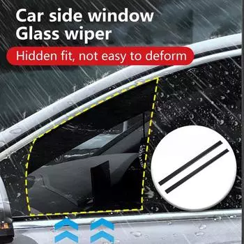 Car Side Window Wiper Strip Weather Resistant Wiper Strip For Side Window Tightly Fit Wiper Squeegee Multifunctional Window чёрный