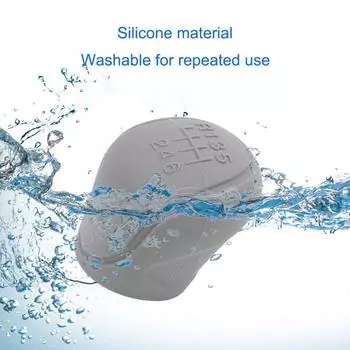 Car Silicone Gear Shift Knob Cover Universal 6-speed Gear Shift Non-Slip Grip Handle Protective Covers Car Interior Accessories красный