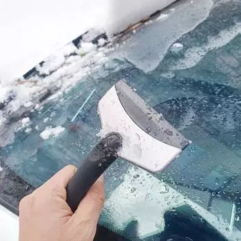 Car Snow Shovel Ice Shovel Window Cleaning Car Windshield Snow Shovel Car Accessories Durable Cleaning Tools чёрный