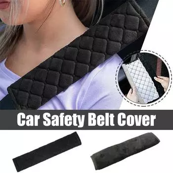 Car Soft Seat Belt Cover Universal Auto Seat Belt Covers Interior Shoulder Warm Auto Belts Safety Protection Accessories Pl K3T0