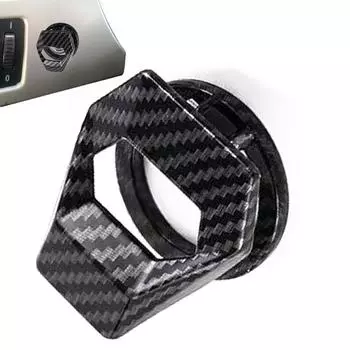 Car Start Button Cover Vehicle Interior Engine Ignition Protection A Button Start Stop Cover Vehicle Interior Anti-Scratch Metal