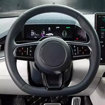 Защитная наклейка на кнопку рулевого колеса автомобиля для Zeekr Krypton 001 Аксессуары для модификации стиля оранжевый