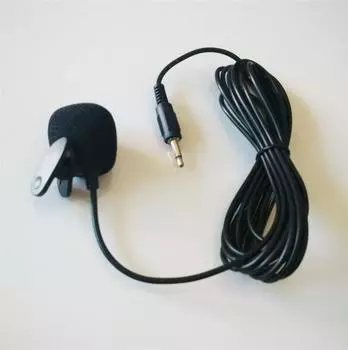 Car Stereo 3.5mm Black External Microphone For Bluetooth Enabled Stereo DVD MP5